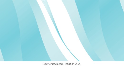 Abstract blue wave background, minimal wave design concept, vector illustration. 