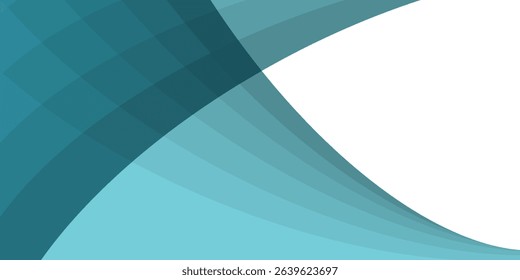 Abstract blue wave background, minimal wave design concept, vector illustration. for banner, banner.