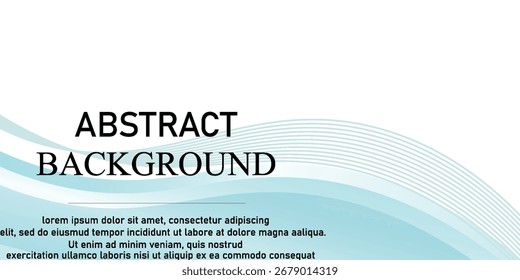 Fondo azul Abstractas de la onda, concepto mínimo del diseño de la onda, Ilustración vectorial.Eps10