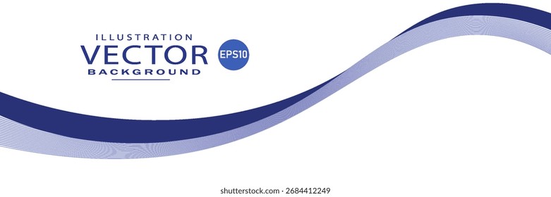 Fundo de onda azul abstrato, conceito de design de onda mínima, ilustração vetorial. para banner, ilustração de fundo vetorial em camadas de ondas do mar e ilustração de vetor de praia do mar.