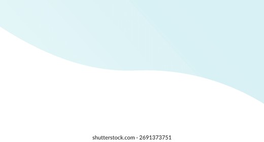 Abstrakter blauer Wellenhintergrund, minimales Wellendesign-Konzept, Vektorgrafik. für Banner, banner.eps.10