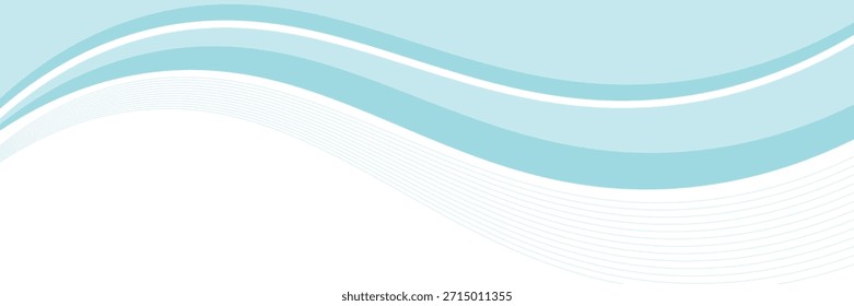 Fondo azul Abstractas de la onda, concepto mínimo del diseño de la onda, Ilustración vectorial. para el Anuncio, Anuncio.

