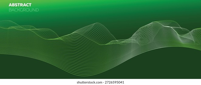 Fondo azul abstracto de la onda. Fondo abstracto de líneas redondas mínimas azules. Fondo de Vector abstracto ondulado de línea fina. Patrón de onda curva sin fisuras. Arte de línea rayado Plantilla gráfica