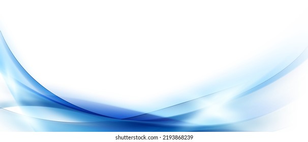 abstract blue wave background modern vector illustration design