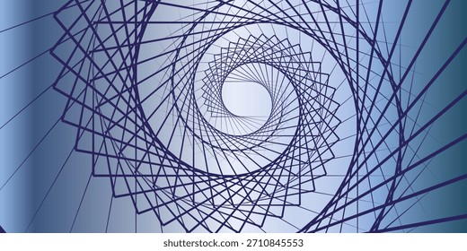 abstrakter blauer Wellenhintergrund, Mehrschichtige Farbtexturschichten in Farbverlauf-Vektorgrafik. Carving art elegant