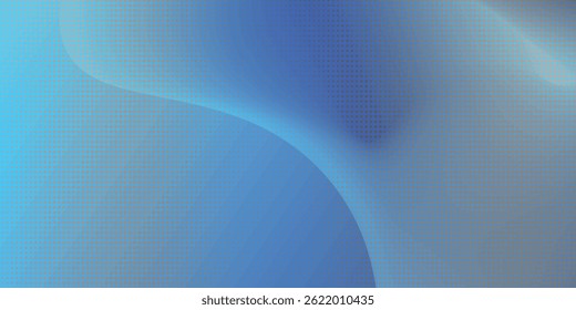 Abstract blue wave background poster with dynamic. technology network Vector illustration.