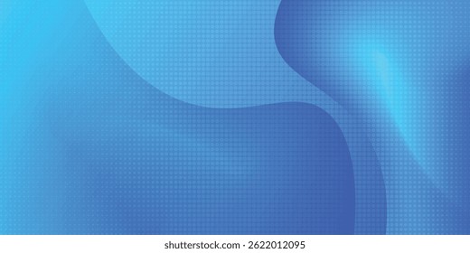 Abstract blue wave background poster with dynamic. technology network Vector illustration.
