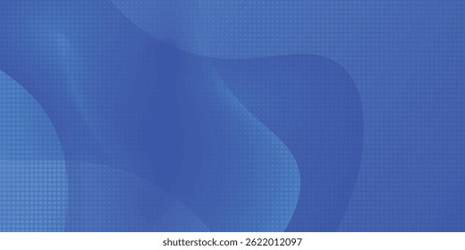Abstract blue wave background poster with dynamic. technology network Vector illustration.