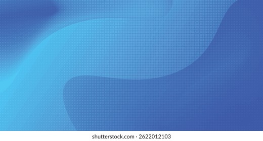 Abstract blue wave background poster with dynamic. technology network Vector illustration.