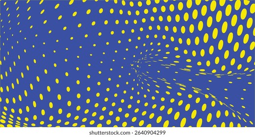 Abstract blue wave background poster with dynamic. technology network Vector illustration.