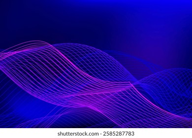 abstract blue wave background, Abstract Purple and Blue Waves line texture, abstract background with wavy lines, 