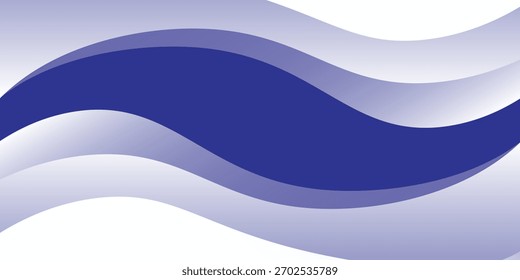 Abstractas fondo de onda azul con curvas fluidas suaves, Gradientes suaves y Formas en capas que crean un diseño moderno, elegante y profesional adecuado para presentaciones, carteles, Anuncios. Eps10