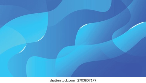 Abstract blue wave background with smooth gradient effects, perfect for websites, presentations, and graphic design projects.