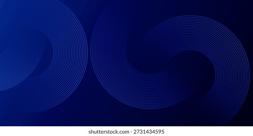 Fondo azul Abstractas de la onda con las líneas fluidas lisas y la iluminación del gradiente. Diseño de curva digital moderno ideal para tecnología, marca corporativa, presentaciones y fondos futuristas.