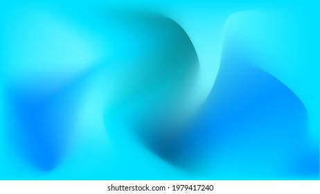 Resumen Fondo de onda azul. Fondo de degradado de luz suave con lugar para el texto. Ilustración vectorial para su diseño gráfico, banner, afiche , fondo de pantalla , tema web