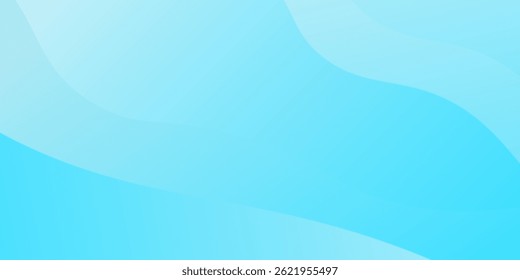 Abstract blue wave background with soft gradient lines and smooth flowing curves. Perfect for business, technology, or wellness themes.
