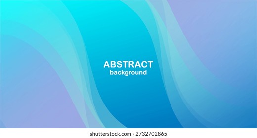 Fundo abstrato da onda azul com camadas suaves do gradiente. Projeto criativo do elemento na ilustração do vetor