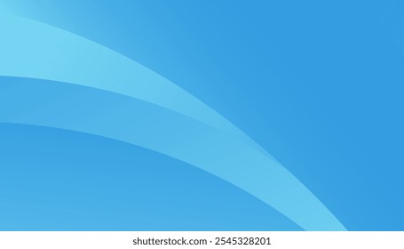 Abstract blue wave background.  Suit for business, institution, conference, party, Vector illustration