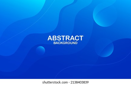Abstract blue wave background  Vector illustration