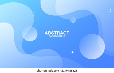 Abstract blue wave background. Vector illustration