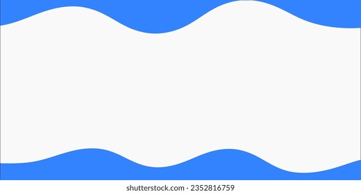 Abstract blue wave background. Vector illustration.