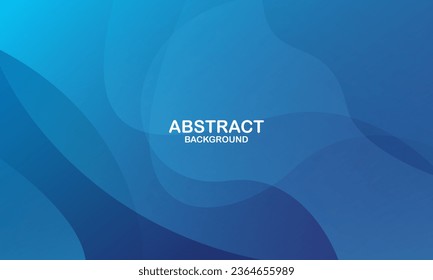 Abstract blue wave background. Vector illustration