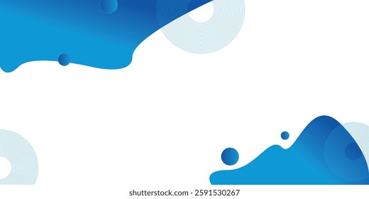 abstract blue wave background with wavy lines