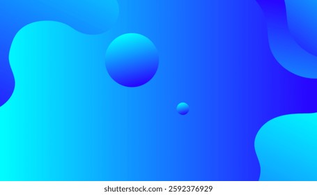 Abstract blue wave banner background.  for business corporate, brochure, flyer, wallpaper, banner, presentation