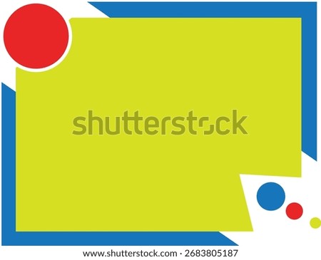 Abstract Blue Wave and Circles Background.	