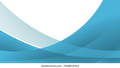 fondo de la curva de onda azul abstracta para el negocio 