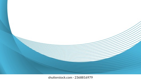 fondo de la curva de onda azul abstracta para el negocio 