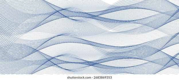 Abstract blue wave design decorative background. simple presentation, poster, elegant design.