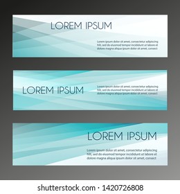 Abstract blue wave design element with flowers. Futuristic layout for cover, business banner, poster, presentation and flyer.