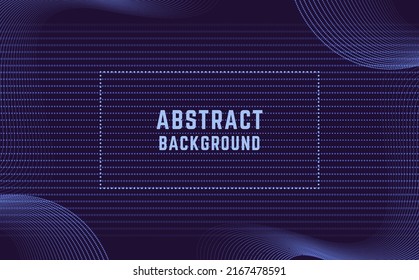 Abstract blue wave dynamic dots shapes vector background for design