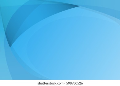 abstract blue wave flow background design.vector and illustration
