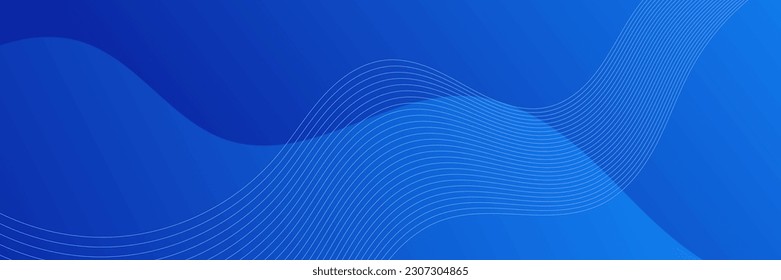 abstract blue wave gradient background