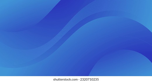 abstract blue wave gradient background