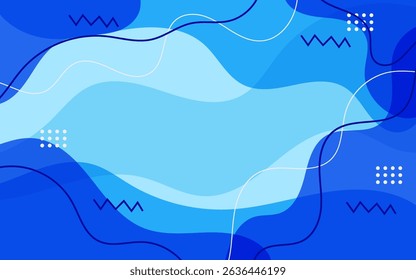 Abstract blue wave gradient background