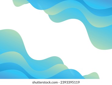 abstract blue wave gradient style background 