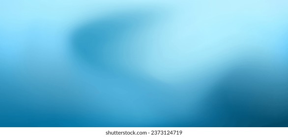Abstract blue wave gradient vector background. Blurred navy water texture backdrop. Design illustration for your graphic template, banner, fluid liquid concept.