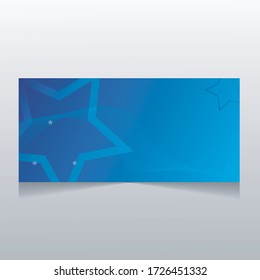 Abstract blue wave layer background. Vector illustration