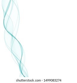 abstract blue wave. Layout for advertising