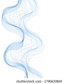 abstract blue wave. Layout for business idea. template for advertising