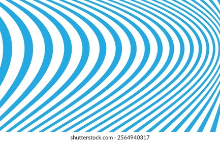 abstract blue wave line pattern art suitable for background.