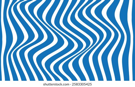 abstract blue wave line pattern suitable for background.