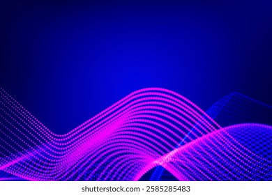 abstract blue wave line with blue and pink colour, Abstract Purple Wave Flow, abstract background with waves and lines, 