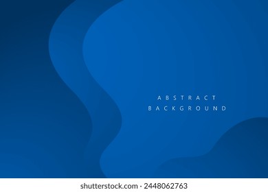 Abstract Blue wave modern background with space for text and message. concept design	