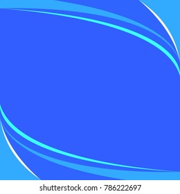 Abstract blue wave modern background design