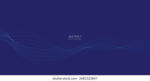 Abstract blue wave modern vector background. website for media product design simple and elegant,