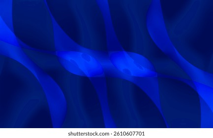 Abstract Blue Wave Motion Background